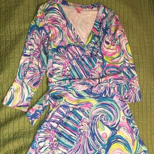 Lilly Pulitzer guiltily pleasure wrap dress